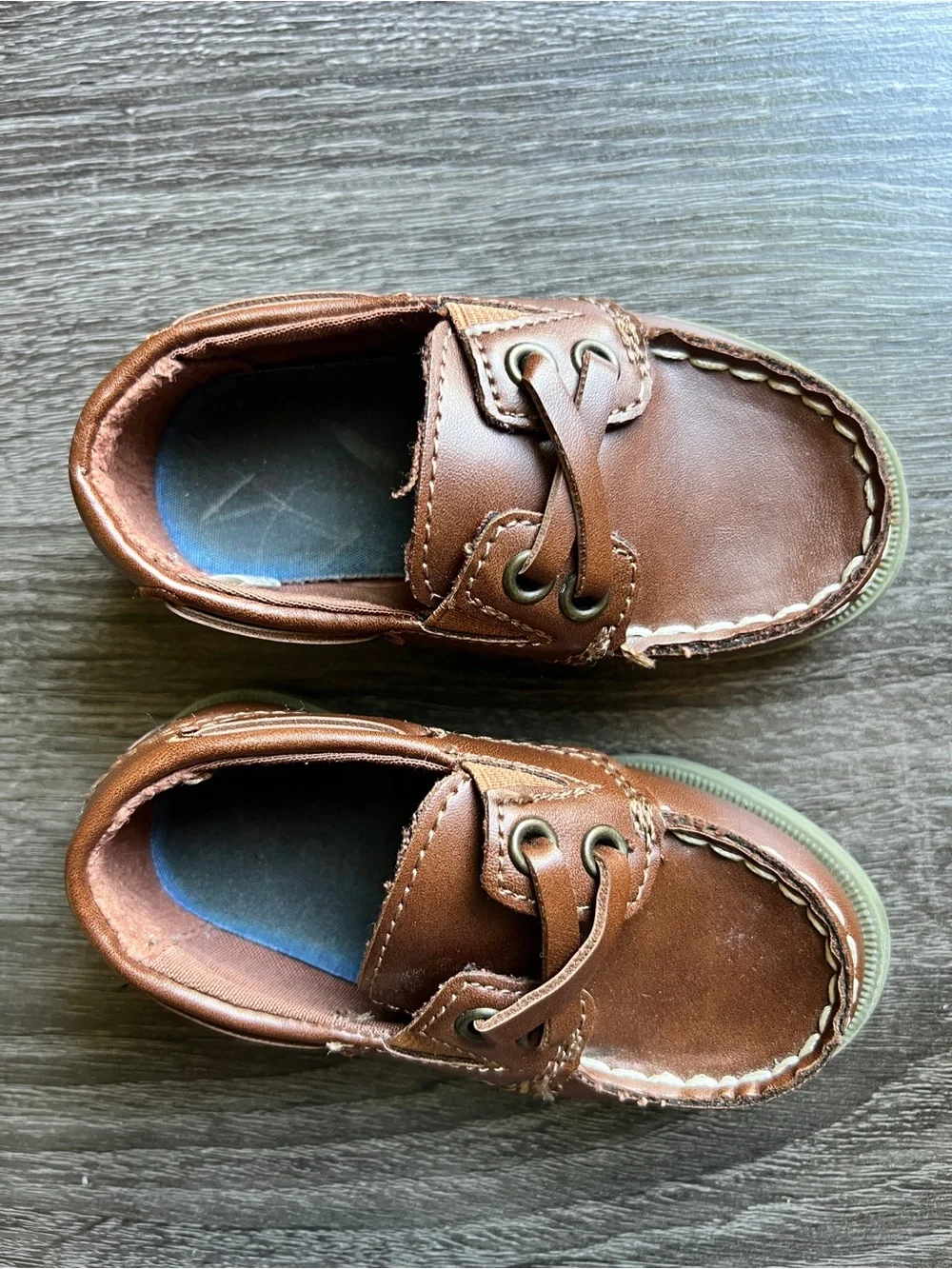 Carter’s Toddler Boat Shoes Size 5M Brown Casual Dress Shoes